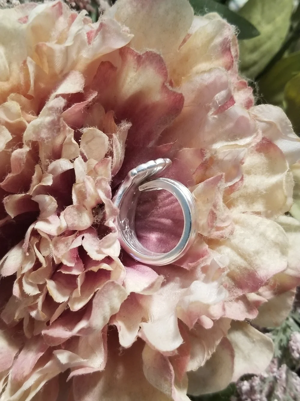 Spoon Ring Handcrafted From Vintage National Guildcraft 